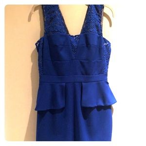 Royal Blue Gianni Bini Midi Dress